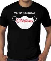 Foute zwart kers kerstkleding merry corona christmas heren grote maten kersttrui