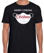 Foute zwart kers kerstkleding merry corona christmas heren kersttrui